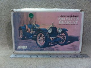 Aurora American Classic 1914 Stutz Bearcat 1/16 Vintage Plastic Model Kit