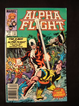 Vintage Marvel Alpha Flight 17 Comic Book Action X - Men Byrne Superhero Art