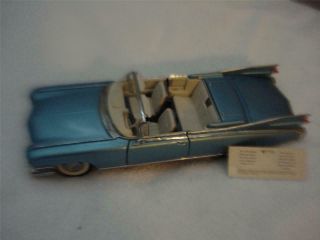 Vtg 1959 Caddy Eldorado Biarritz Convertible Franklin 1/24 Scale W Box