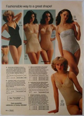 1980 Vintage Paper Print Ad Teddy Briefelette Shaper Women Lingerie Underwear