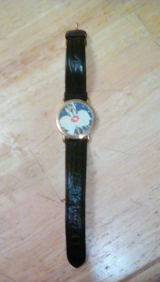 Vintage Speidel Watch,  Looney Toons Sylvester The Cat,  About 9 " In Length