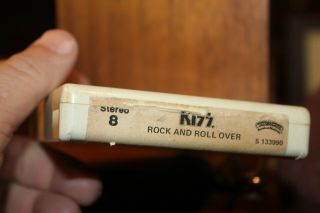 Vintage 8 Track Tape Kiss Rock and Roll Over 3