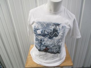 Vintage Jack Johnson From Here To Now To You Us Tour 2014 Medium Shirt W/ Dates