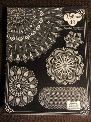 3 Vintage Crochet Craft Books Elizabeth Hiddleson Volumes 43 44 47 Large Books