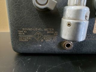 Vintage General Radio Decibel Sound Level Meter 1551 - B 2