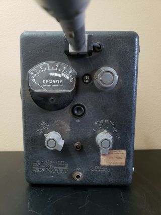 Vintage General Radio Decibel Sound Level Meter 1551 - B 3