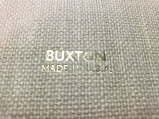 Vintage Buxton Jewelry Box 2 door secret compartment White/ Creme Red Interior 3