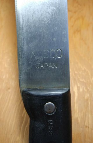 Vintage Japanese Hand Forged Bolo Made in Japan - Nesco Machete 8