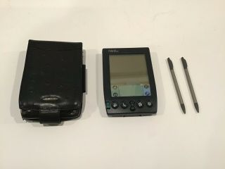 Vintage Palm Iiixe Palmpilot With Case And Stylus