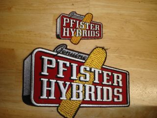 Vintage Pfister Hybrids Corn Jacket Patches