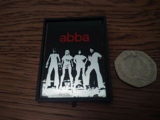 Vintage Abba Mirror Badge