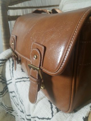 Koolertron Waterproof Vintage PU Leather DSLR Camera Bag Lens Case Shoulder Bag 4