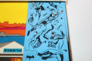 Adventure Colorforms Set Vintage Superman Batman Robin Wonder Woman DC 5