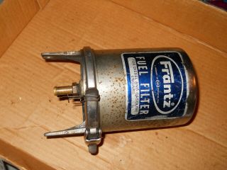 Vintage Frantz Fuel Oil Cleaner Filter Diesel Gas Parts