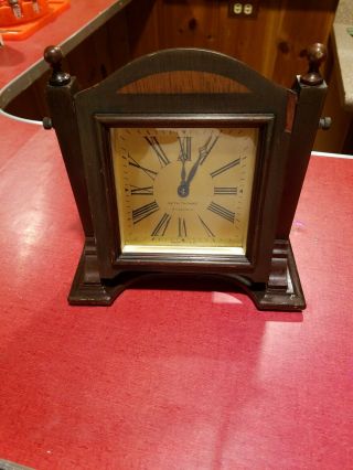 Vintage Seth Thomas 4 - Jewels Table Clock On Easel