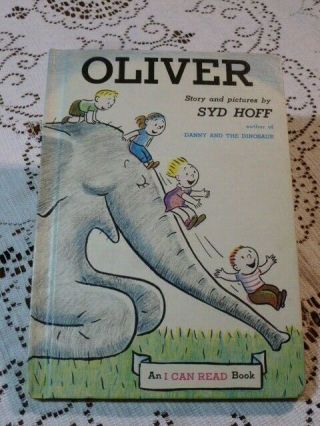 Vintage Oliver By Syd Hoff 1960 Hard Cover Illustrated I Can Read Book