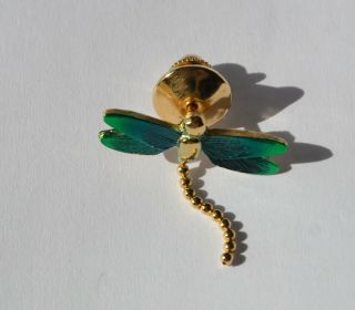 Vintage Collectable Avon Dragonfly Tie Pin Stick Brooch