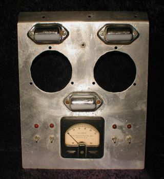 Vintage Beede Electrical Instrument Co.  Penacook Nh 50 D.  C.  Volts Gauge & Panel