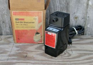 Vintage Sears Craftsman Electric Drill Bit Sharpener Model 900.  66820 Made Usa