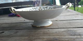 Vintage nippon Hand Painted Bowl / Candy Dish with Gold Details 4