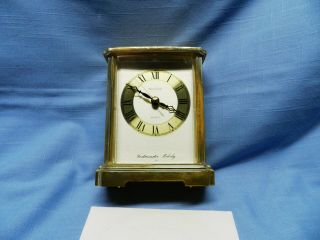 Vintage Bulova Westminster Melody Shelf/mantle Clock 5 - Inches High No.  4rh626.