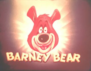 Barney Bear 16mm Film “google Fishing Bear” 1949 Vintage Cartoon