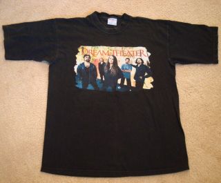 2002 Dream Theater " World Turbulence " Vintage Tour Shirt L