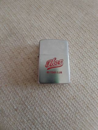 Vintage Zippo 25 Year Club Lighter