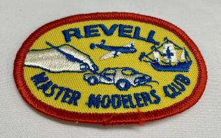 Vintage Revell Master Modelers Model Club Embroidered Patch Kit Plane Car Ship