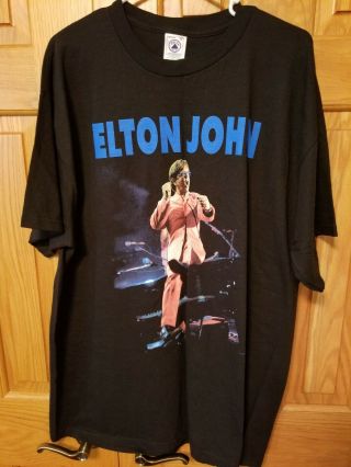 Vintage Elton John Concert T - Shirt 1999 Solo Tour Size Xl