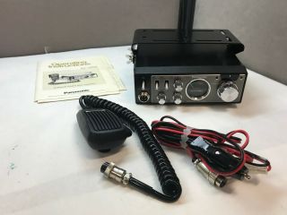 Vtg Panasonic 23 Channel Cb Radio Receiver Rj - 3200 Case Accessories