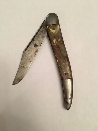 Vintage Imperial Pocket Knife Made In Prov,  R.  I.  Usa Old