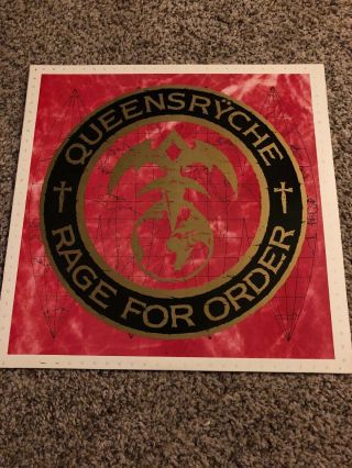 Vintage Lp Vinyl Album Queensryche Rage For Order 1986 6c2
