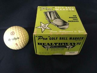 Vintage " Pro " Golf Ball Marker By United Metal Products,  Detroit 1950 