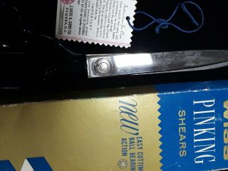 Vintage Wiss Pinking Shears Cb - 9 For Sewing & Crafts