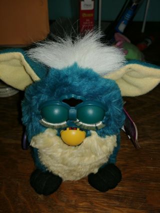 Vintage Furby By Tiger Electronics 1999 Green & Yellow
