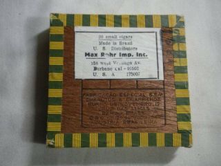Vintage Colombo Bahia Brazil Cigarillo Small Cigar Box / Look 3