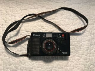 Canon Af35m 35mm Point & Shoot Film Vintage Camera 38mm Lens - Parts,  Not