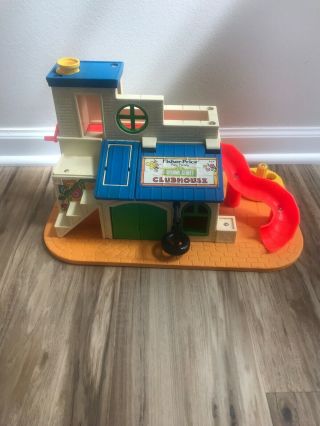 Fisher Price Little People Vintage Sesame Street Clubhouse