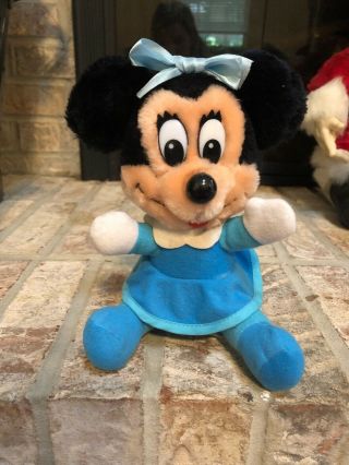 Vtg Minnie Mouse 1984 Hardees Disney Mickey’s Christmas Carol Plush Stuffed Toy