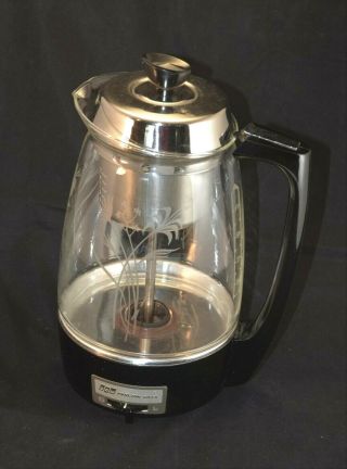 Vintage Proctor Silex Electric Glass Coffee Percolator 11 Cup Model 70503