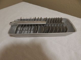Vintage Aluminum Magic Touch Ice Slice Tray