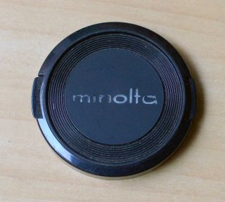 Vintage Minolta 57mm Snap On Front Camera Lens Cap Mc / Md / Sr