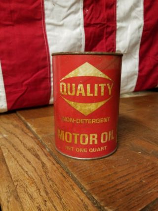 Vintage Quality Motor Oil Can