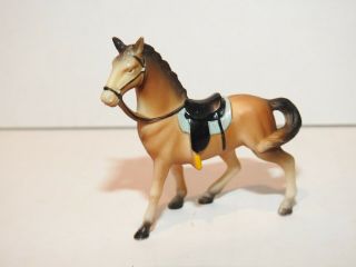 Vintage 1950 ' s - 60 ' s Hard Plastic miniature Equestrian Horses/Colt, 3