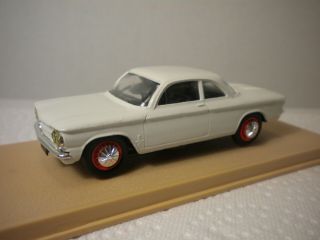 Vintage 1962 Chevy Corvair Monza Coupe White Eligor France 1:43 Diecast
