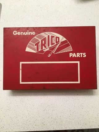 Vintage Trico Parts Box Industrial Advertising
