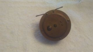 Vintage Brass Fly Fishing Reel Fish Tackle Trout reel made in England 2