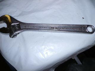 Vintage Irega No 77 - 12 " Alloy Drop Forged Adjustable Wrench Spain 12in