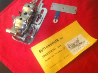 VINTAGE SEWING MACHINE BUTTONHOLER FOR INDUSTRIAL USE YS 4455 3